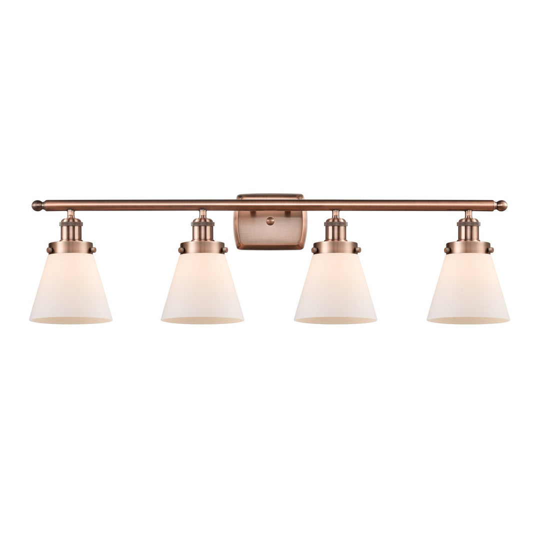 Innovations Ballston Urban 916-4W-AC-G61-LED Bath Vanity Light 36 in. wide - Antique Copper