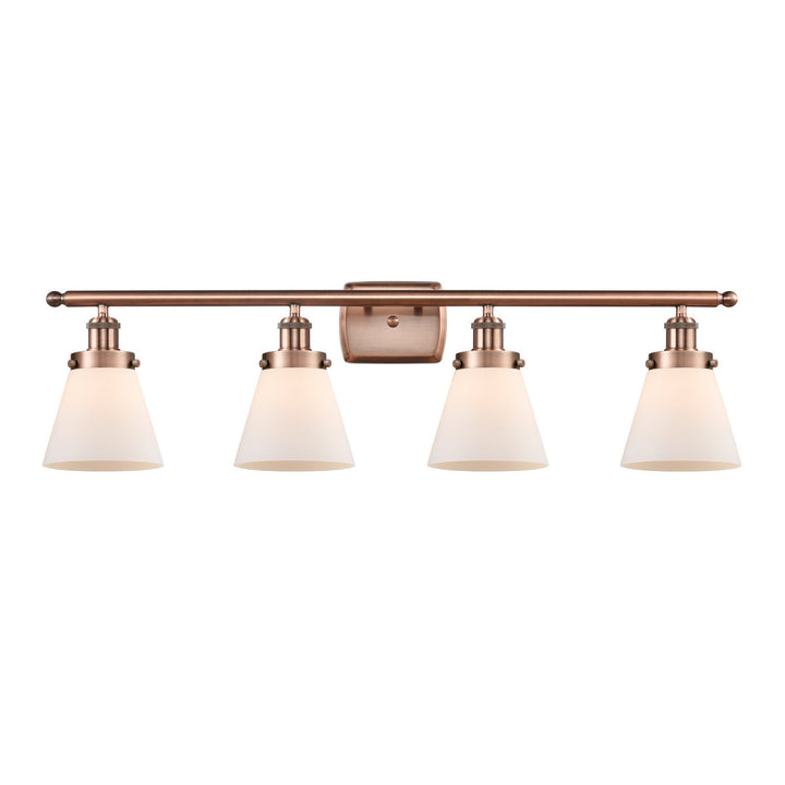 Innovations Ballston Urban 916-4W-AC-G61-LED Bath Vanity Light 36 in. wide - Antique Copper