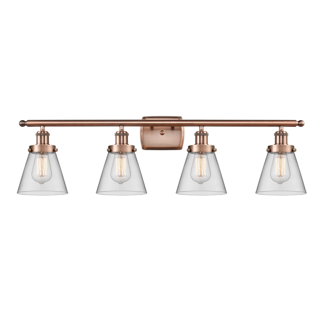 Innovations Ballston Urban 916-4W-AC-G62-LED Bath Vanity Light 36 in. wide - Antique Copper