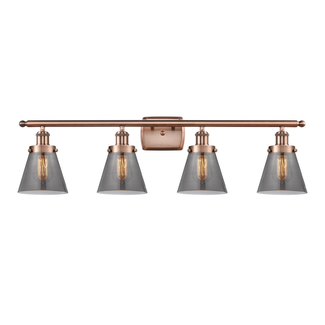 Innovations Ballston Urban 916-4W-AC-G63-LED Bath Vanity Light 36 in. wide - Antique Copper