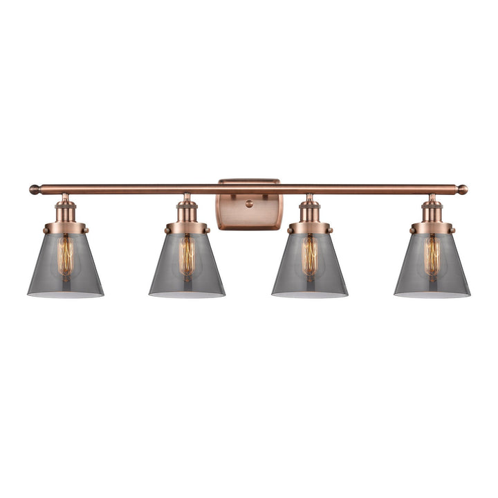 Innovations Ballston Urban 916-4W-AC-G63-LED Bath Vanity Light 36 in. wide - Antique Copper