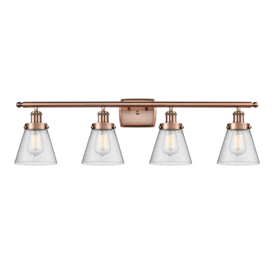 Innovations Ballston Urban 916-4W-AC-G64-LED Bath Vanity Light 36 in. wide - Antique Copper