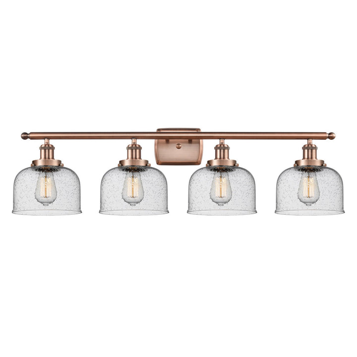 Innovations Ballston Urban 916-4W-AC-G74-LED Bath Vanity Light 38 in. wide - Antique Copper