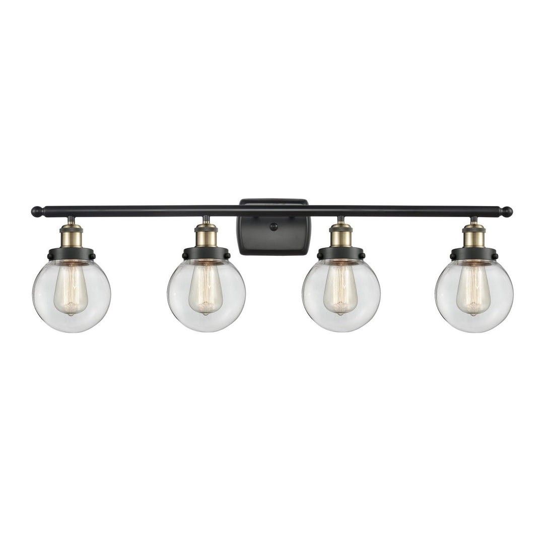 Innovations Ballston Urban 916-4W-BAB-G202-6 Bath Vanity Light 36 in. wide - Black Antique Brass