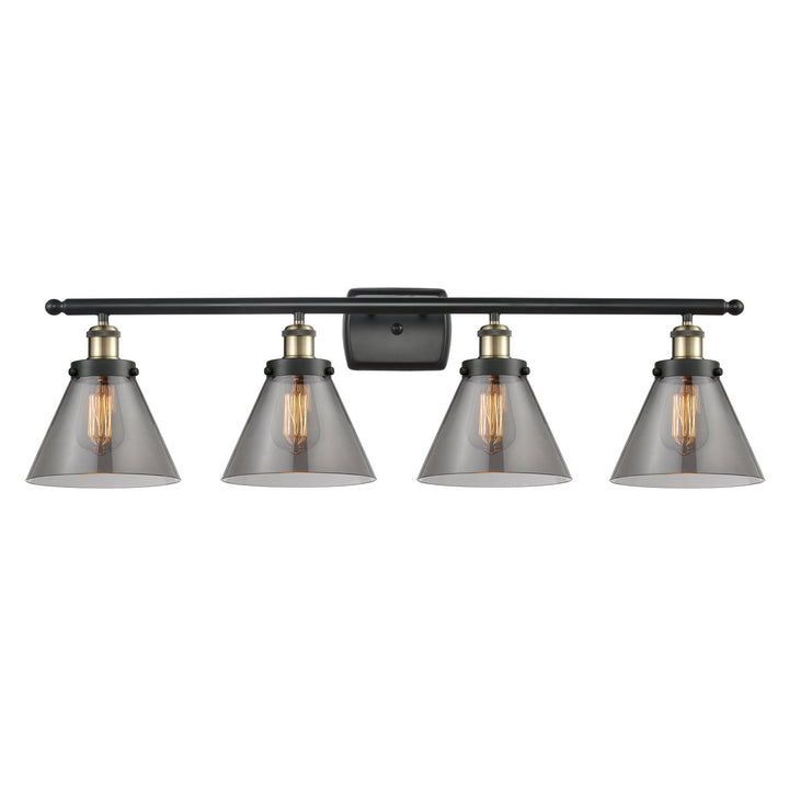 Innovations Ballston Urban 916-4W-BAB-G43-LED Bath Vanity Light 38 in. wide - Black Antique Brass