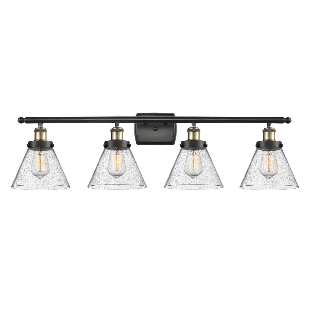 Innovations Ballston Urban 916-4W-BAB-G44 Bath Vanity Light 38 in. wide - Black Antique Brass