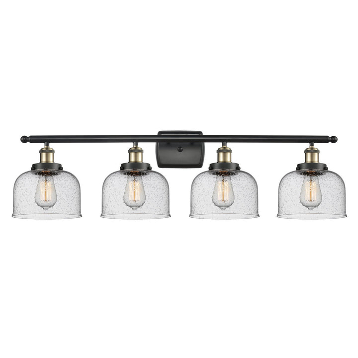 Innovations Ballston Urban 916-4W-BAB-G74 Bath Vanity Light 38 in. wide - Black Antique Brass