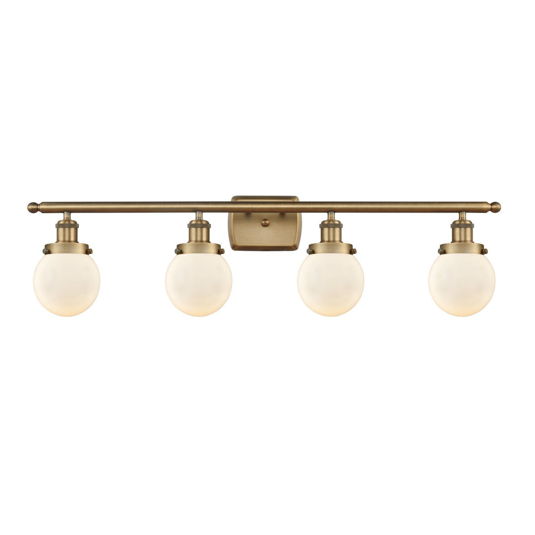 Innovations Ballston Urban 916-4W-BB-G201-6-LED Bath Vanity Light 36 in. wide - Brushed Brass