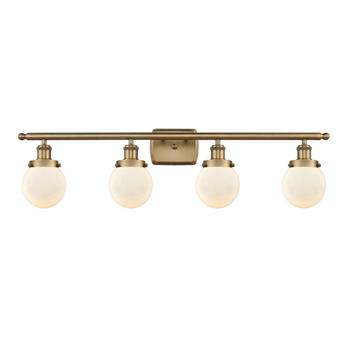 Innovations Ballston Urban 916-4W-BB-G201-6-LED Bath Vanity Light 36 in. wide - Brushed Brass