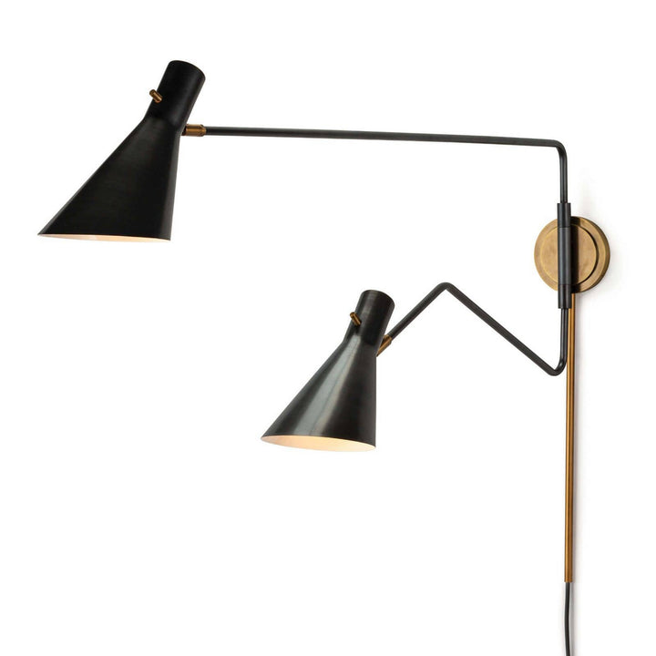 Regina Andrew 15-1135BBNB  Spyder Lamp Blackened Brass