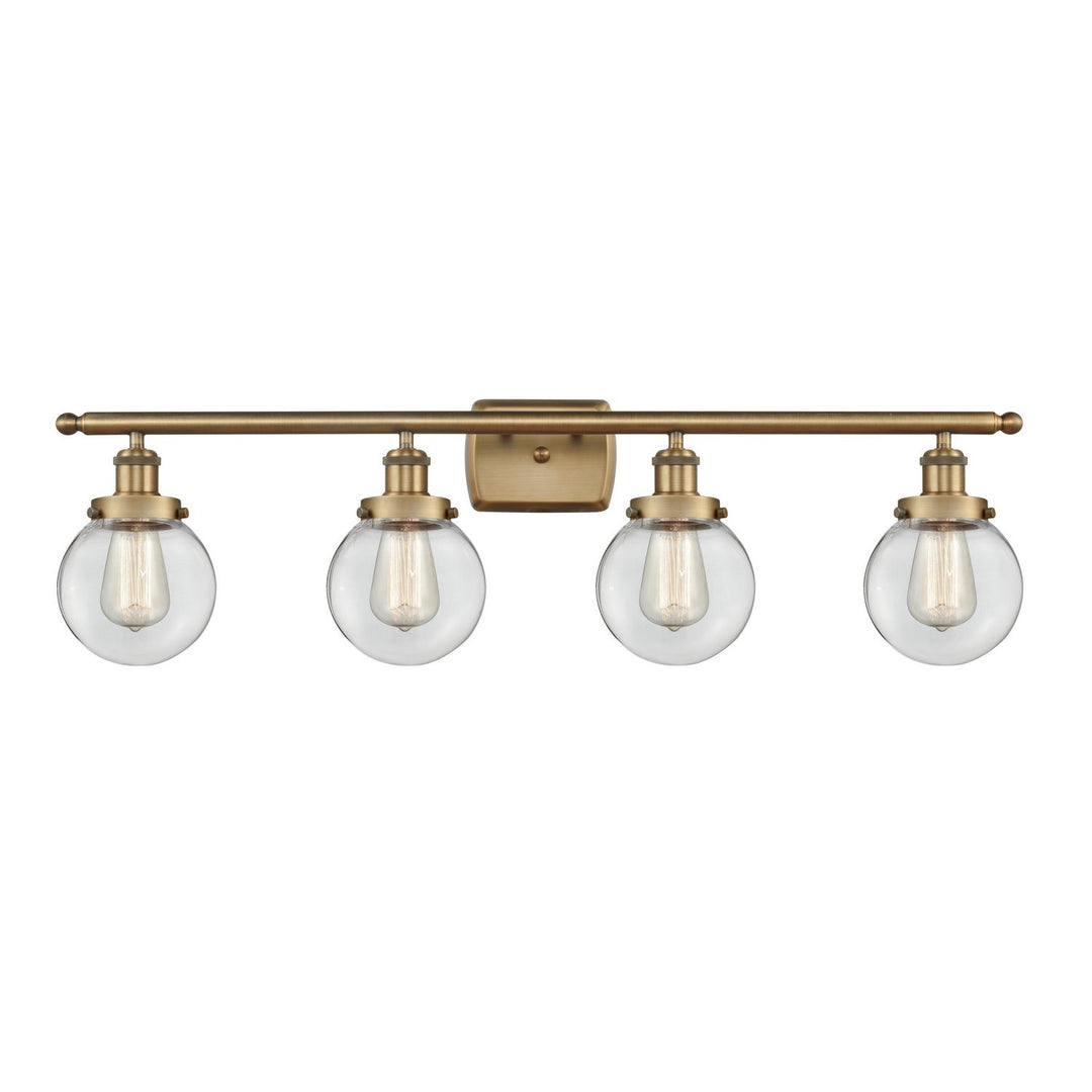 Innovations Ballston Urban 916-4W-BB-G202-6 Bath Vanity Light 36 in. wide - Brushed Brass