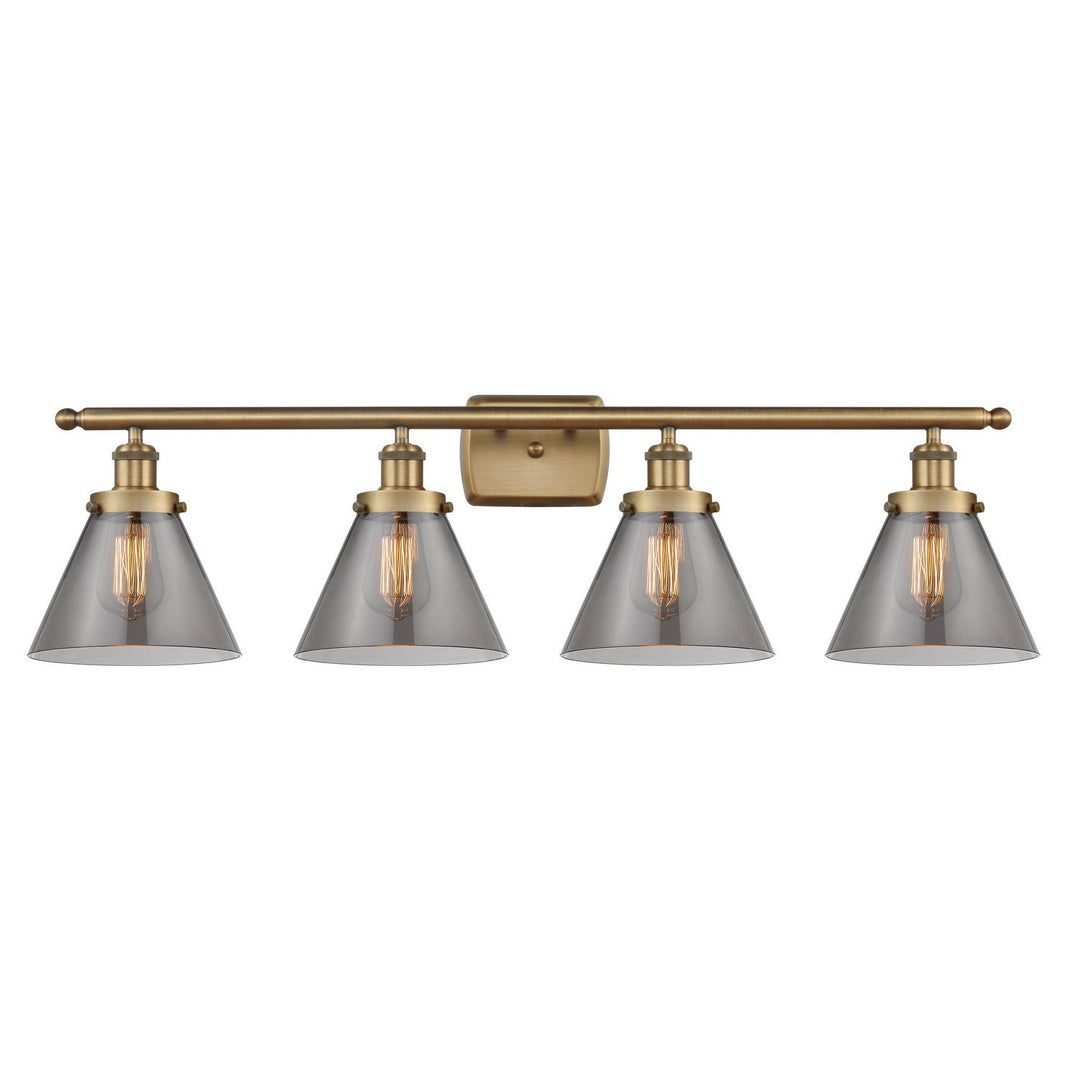 Innovations Ballston Urban 916-4W-BB-G43-LED Bath Vanity Light 38 in. wide - Brushed Brass