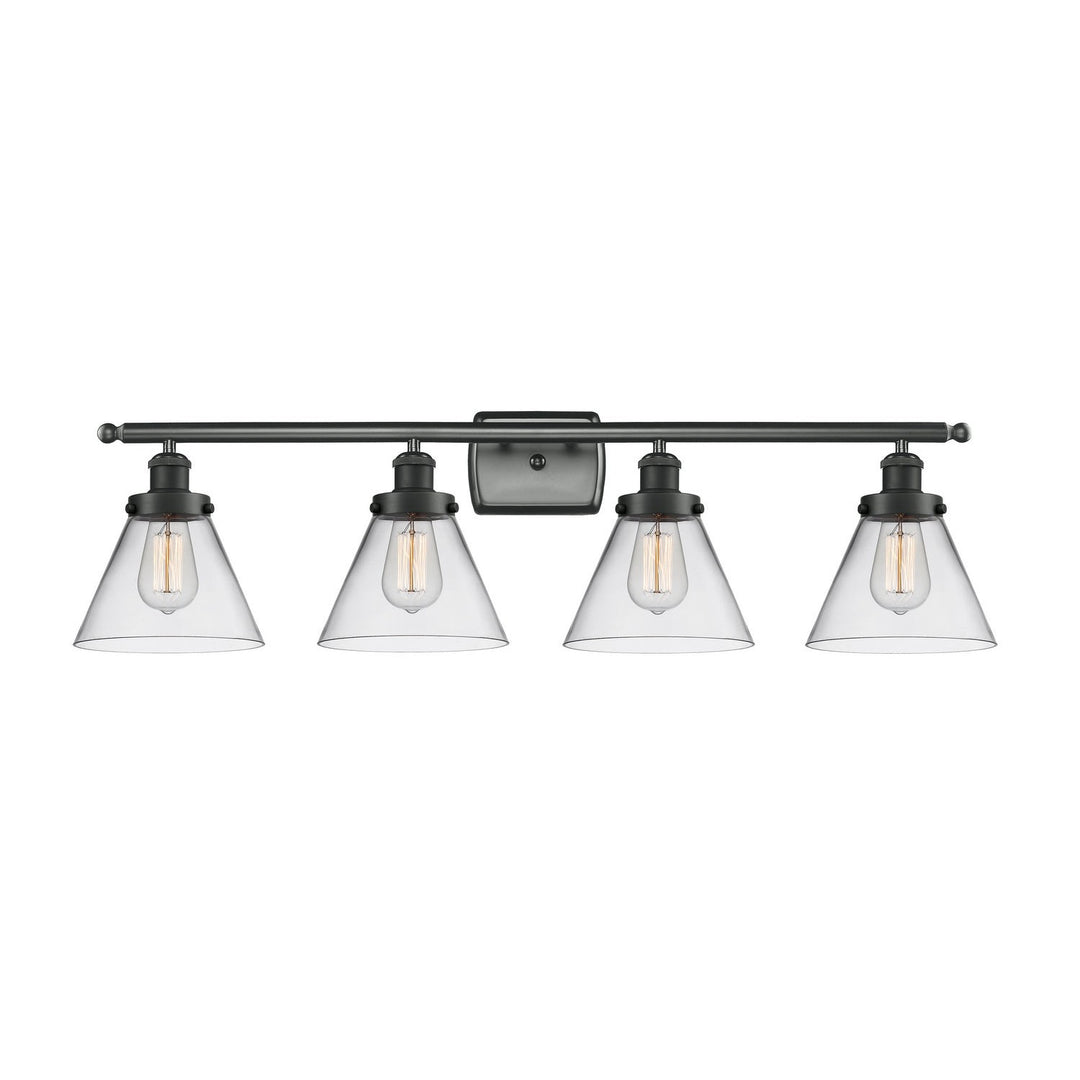 Innovations Ballston Urban 916-4W-BK-G42-LED Bath Vanity Light 38 in. wide - Matte Black