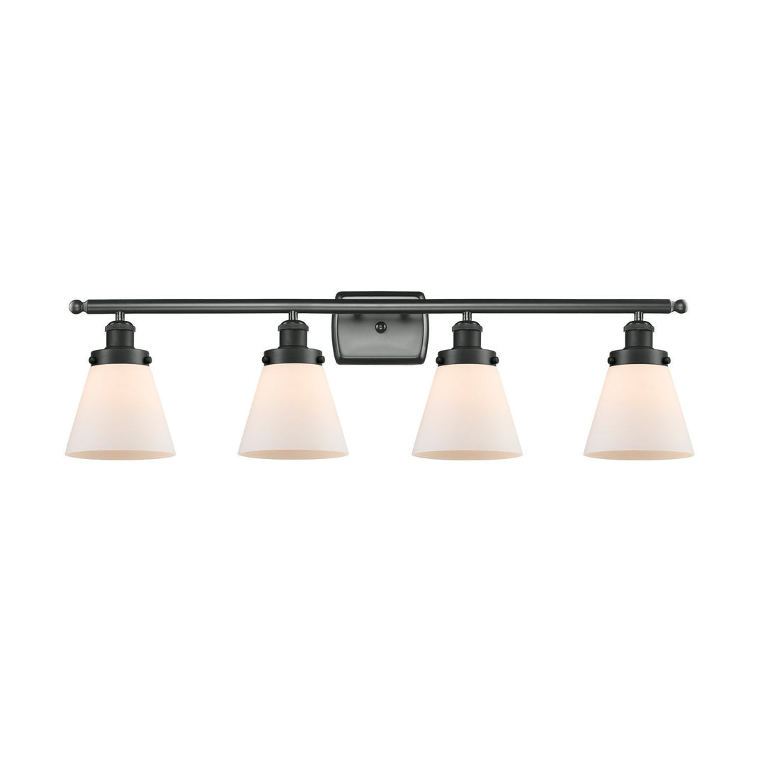 Innovations Ballston Urban 916-4W-BK-G61-LED Bath Vanity Light 36 in. wide - Matte Black
