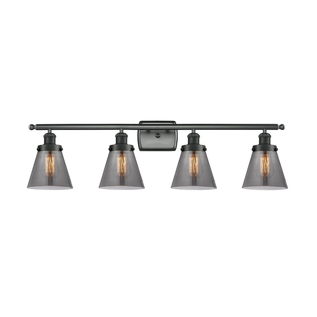 Innovations Ballston Urban 916-4W-BK-G63 Bath Vanity Light 36 in. wide - Matte Black