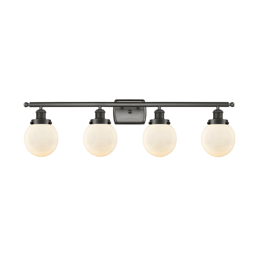 Innovations Ballston Urban 916-4W-OB-G201-6-LED Bath Vanity Light 36 in. wide - Oil Rubbed Bronze