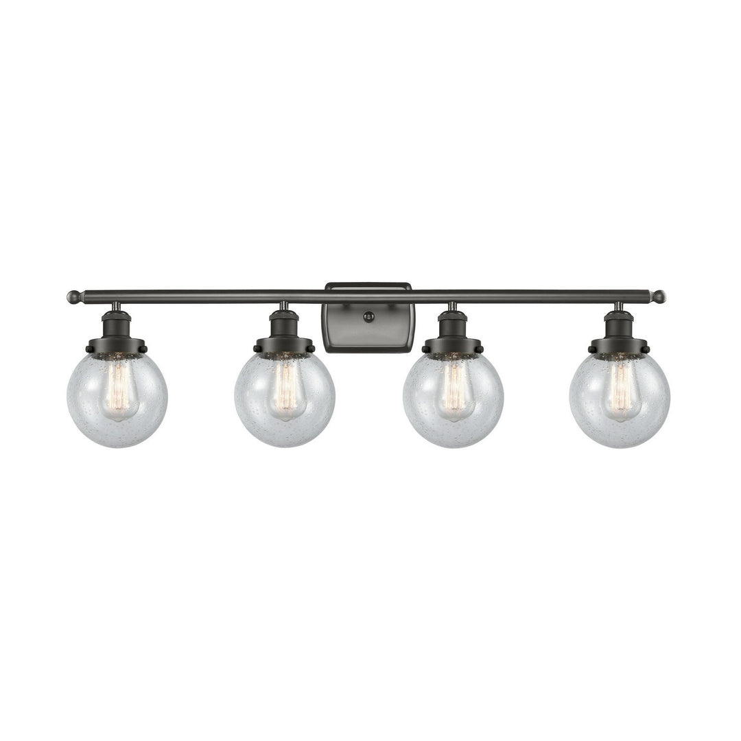 Innovations Ballston Urban 916-4W-OB-G204-6-LED Bath Vanity Light 36 in. wide - Oil Rubbed Bronze