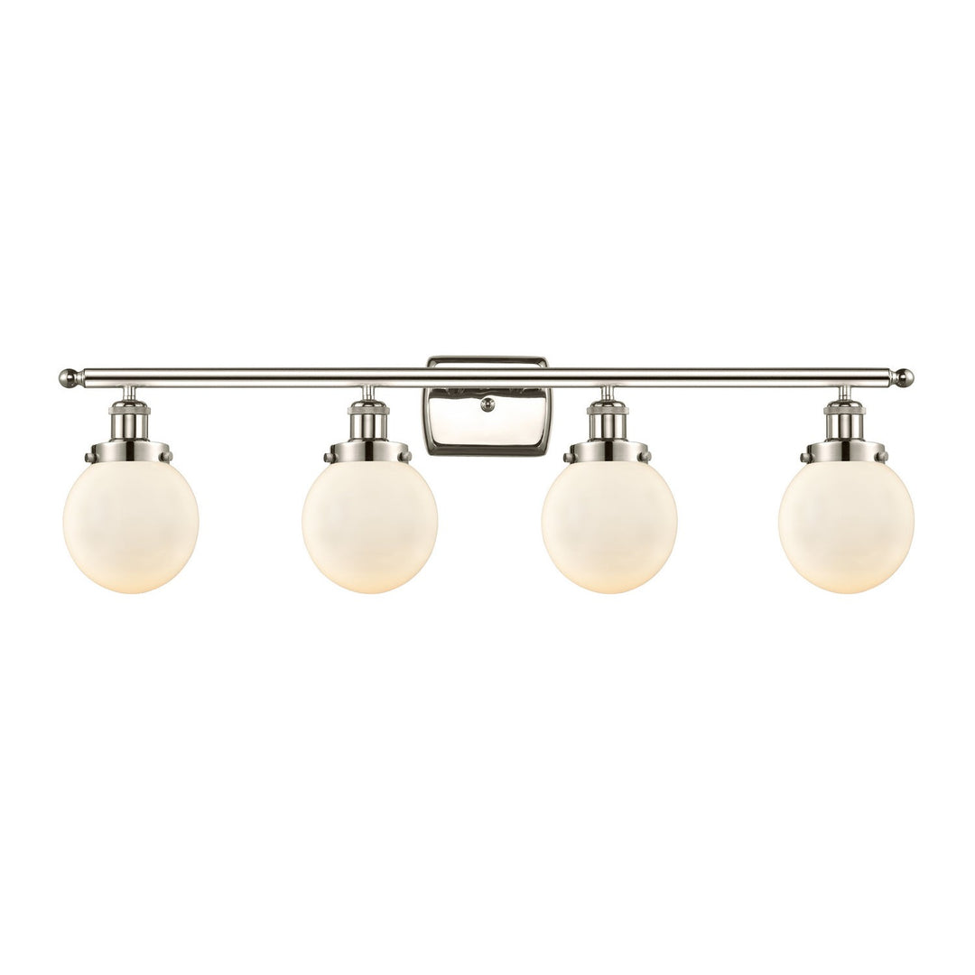 Innovations Ballston Urban 916-4W-PN-G201-6-LED Bath Vanity Light 36 in. wide - Polished Nickel