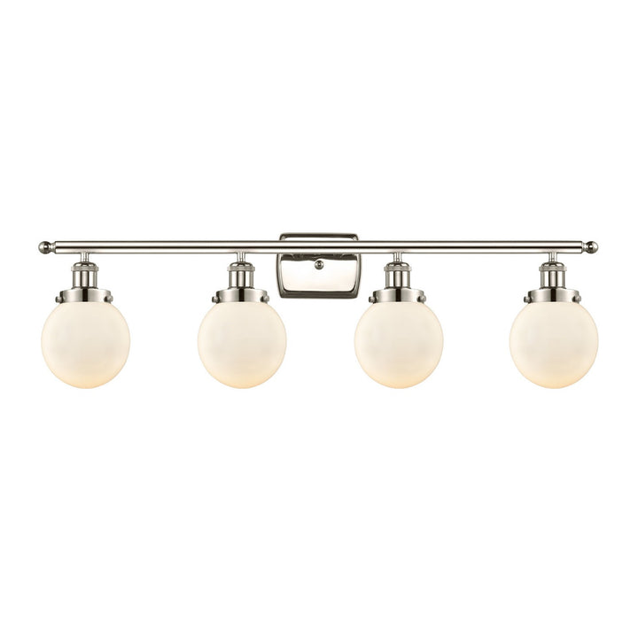 Innovations Ballston Urban 916-4W-PN-G201-6-LED Bath Vanity Light 36 in. wide - Polished Nickel