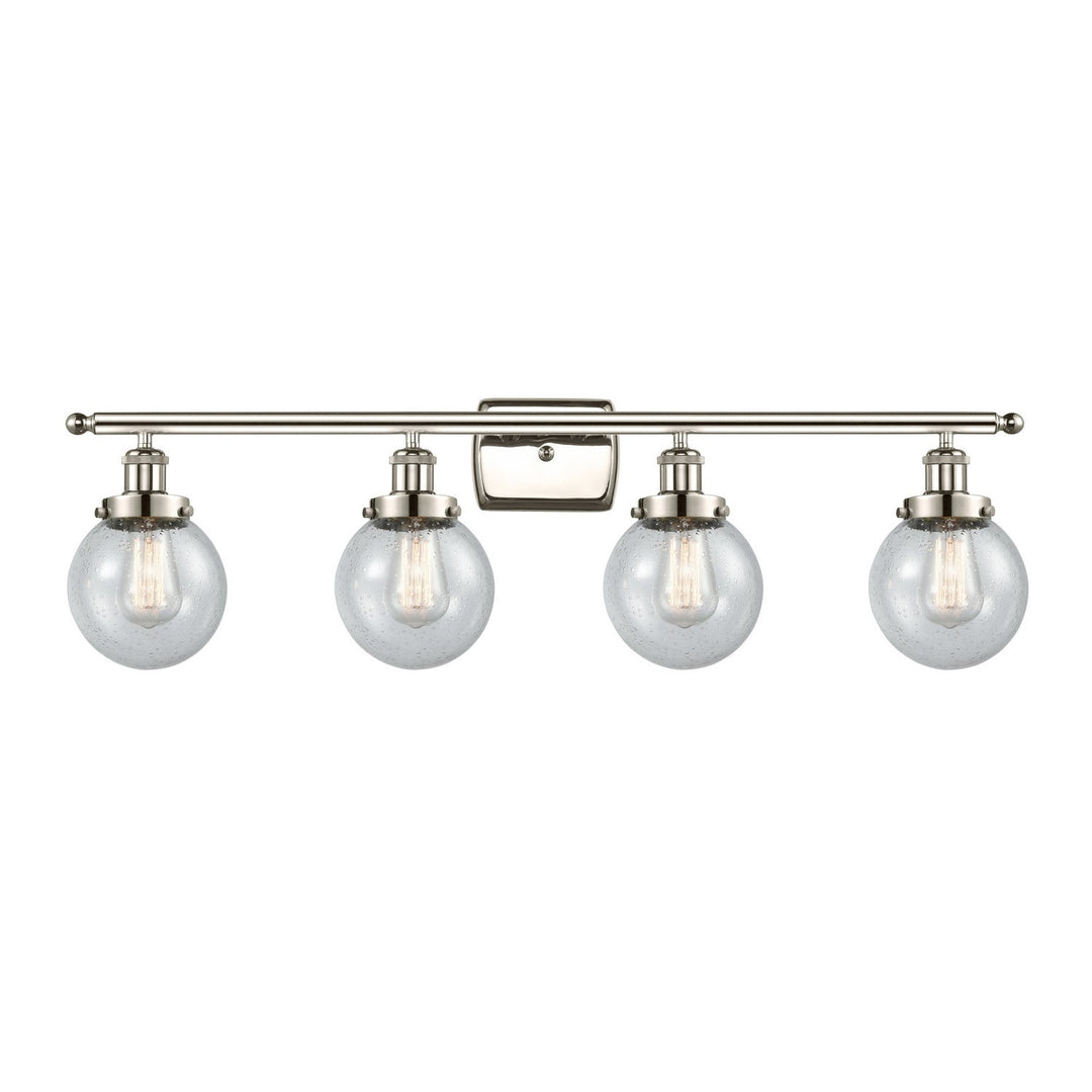 Innovations Ballston Urban 916-4W-PN-G204-6-LED Bath Vanity Light 36 in. wide - Polished Nickel