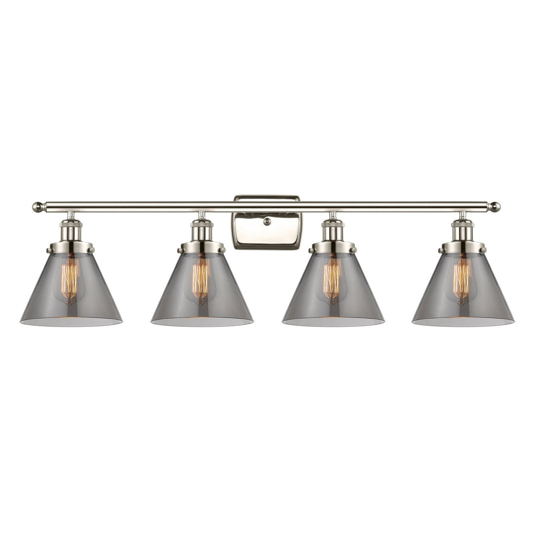 Innovations Ballston Urban 916-4W-PN-G43 Bath Vanity Light 38 in. wide - Polished Nickel