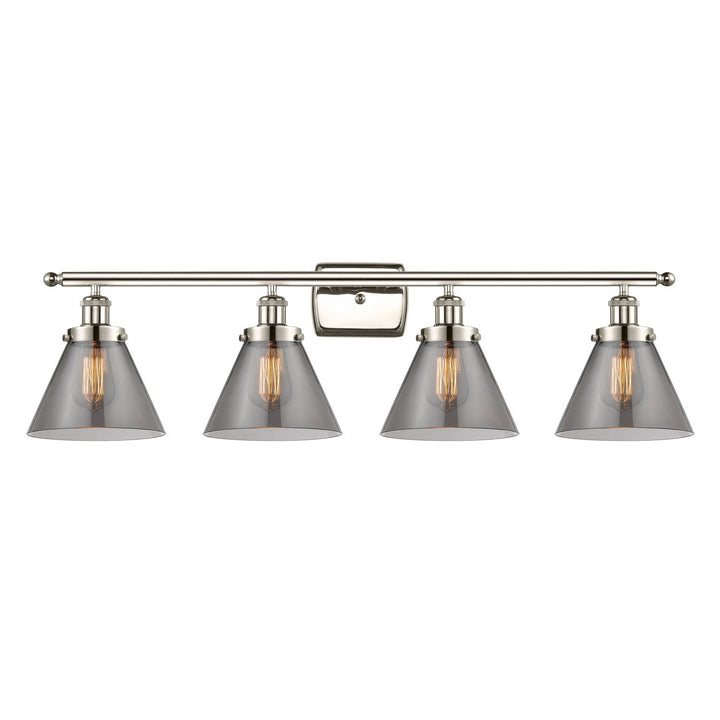 Innovations Ballston Urban 916-4W-PN-G43-LED Bath Vanity Light 38 in. wide - Polished Nickel