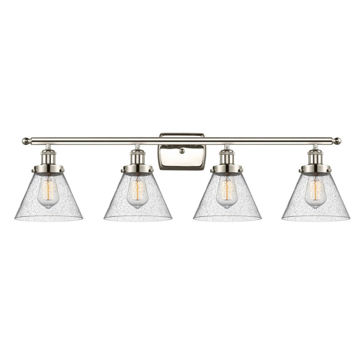 Innovations Ballston Urban 916-4W-PN-G44 Bath Vanity Light 38 in. wide - Polished Nickel