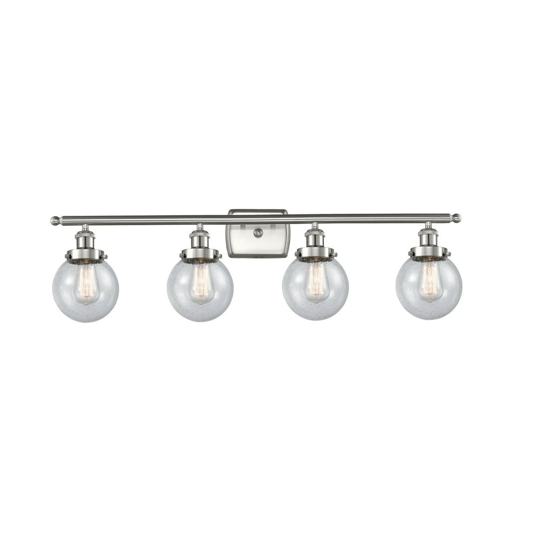 Innovations Ballston Urban 916-4W-SN-G204-6 Bath Vanity Light 36 in. wide - Brushed Satin Nickel