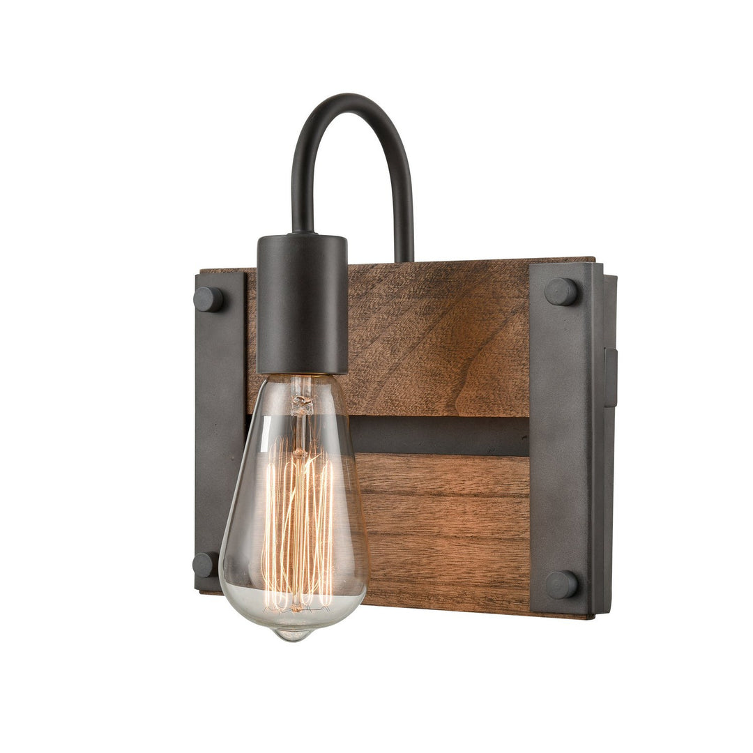 Innovations Austin 435-1W-AG-LED Wall Sconce Light - Aged Gun Metal