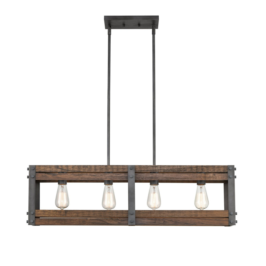 Innovations Austin 435-4I-AG-LED Pendant Light - Aged Gun Metal