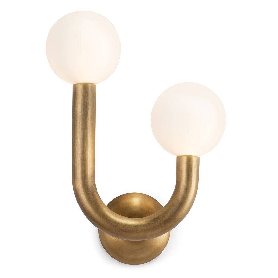 Regina Andrew Happy 15-1144R-NB Wall Sconce Light - Natural Brass