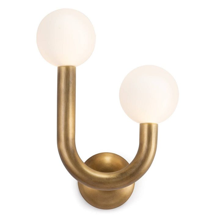 Regina Andrew Happy 15-1144R-NB Wall Sconce Light - Natural Brass