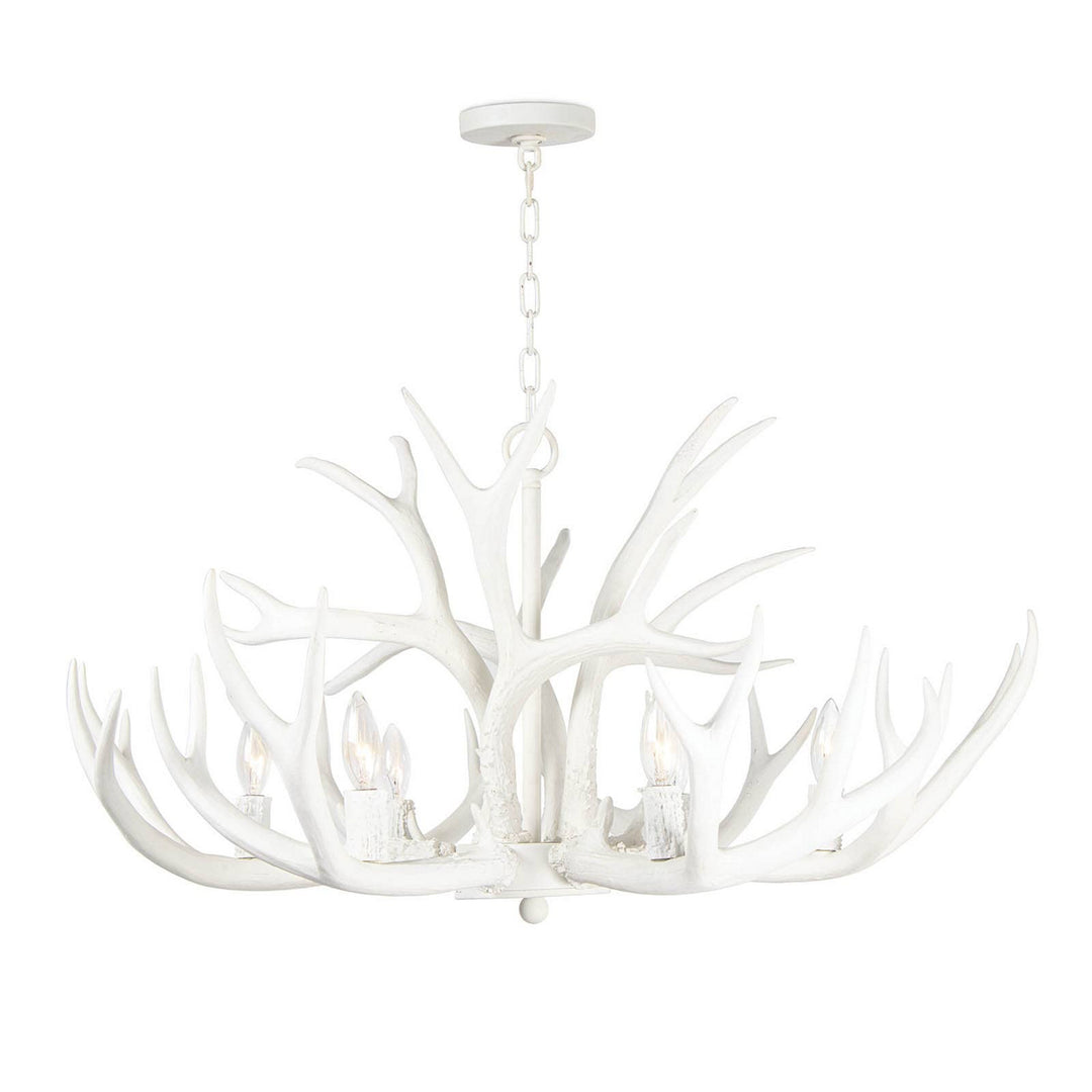 Regina Andrew Antler 16-1064WT Chandelier Light - White