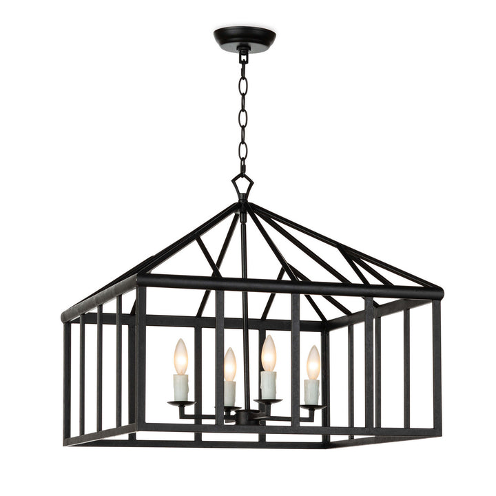 Regina Andrew Verdant 16-1279 Chandelier Light - Blackened Iron