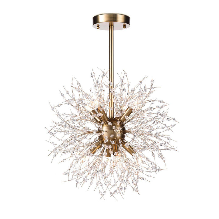 Regina Andrew Chiffon 16-1340 Chandelier Light - Natural Brass