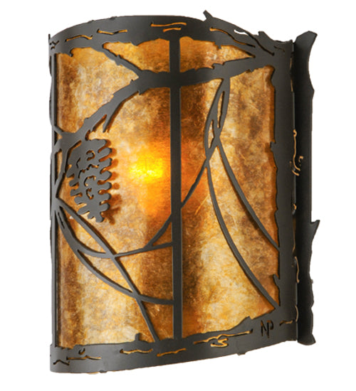 Meyda Tiffany Whispering Pines 114446 Wall Light - Timeless Bronze