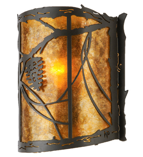Meyda Tiffany Whispering Pines 114446 Wall Light - Timeless Bronze