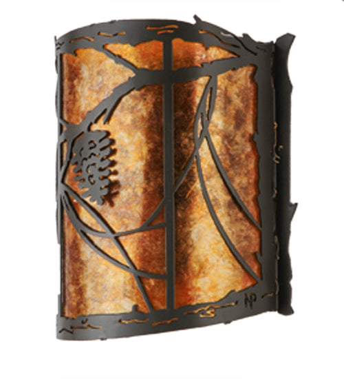Meyda Tiffany Whispering Pines 114446 Wall Light - Timeless Bronze