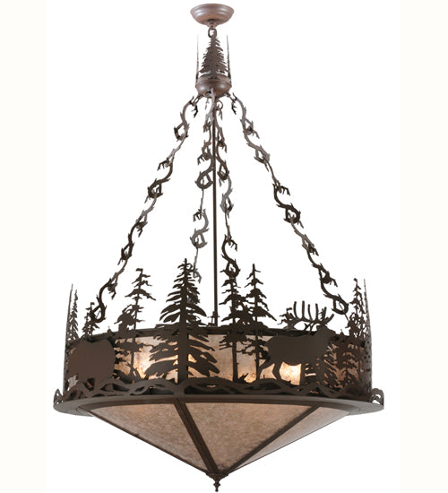 Meyda Tiffany Wildlife At Dusk 114448 Pendant Light - Cafe-Noir