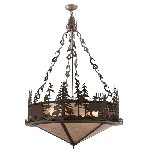 Meyda Tiffany Wildlife At Dusk 114448 Pendant Light - Cafe-Noir