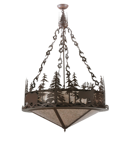 Meyda Tiffany Wildlife At Dusk 114448 Pendant Light - Cafe-Noir