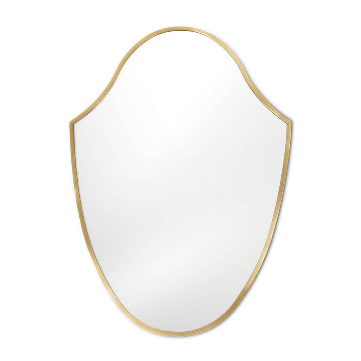 Regina Andrew 21-1120NB  Crest Mirror Natural Brass