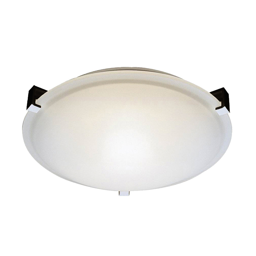 HOMEnhancements Flush Mounts CFZ-212WH-MB Ceiling Light - Matte Black