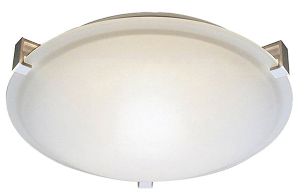 HOMEnhancements Flush Mounts CFZ-212WH-NK Ceiling Light - Nickel