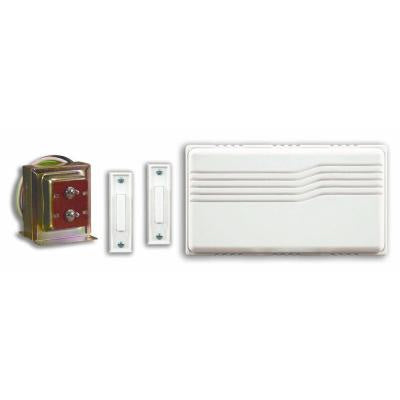 Homenhancements NIC-18001-WH Doorbells Chime Kit Decor White