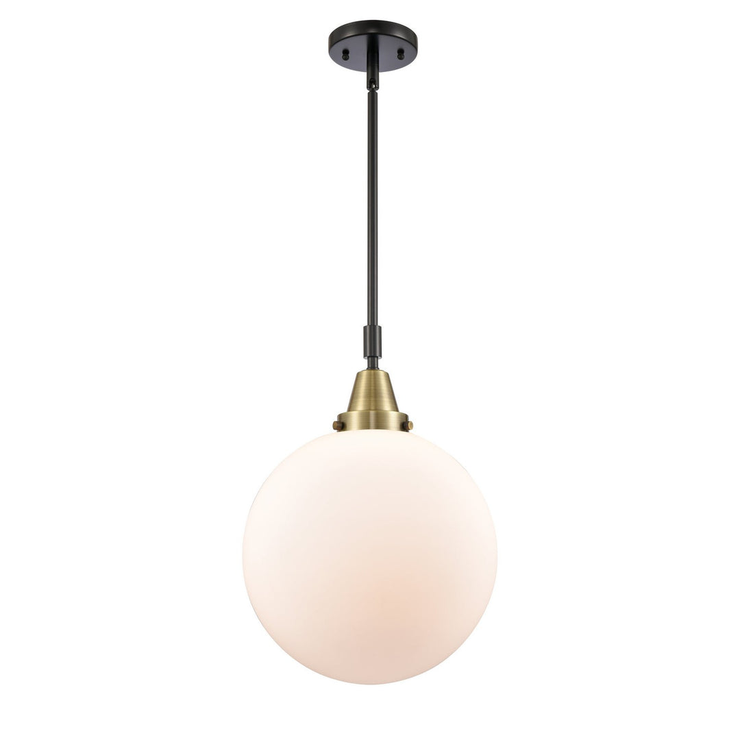 Innovations Caden 447-1S-BAB-G201-12 Pendant Light - Black Antique Brass