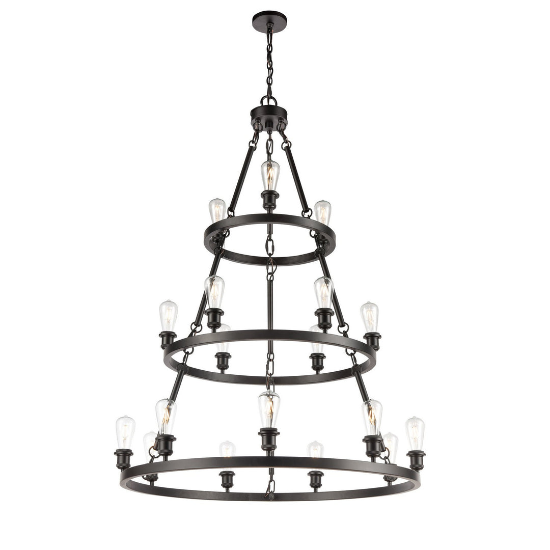 Innovations Ballston 82034-BK Chandelier Light - Matte Black