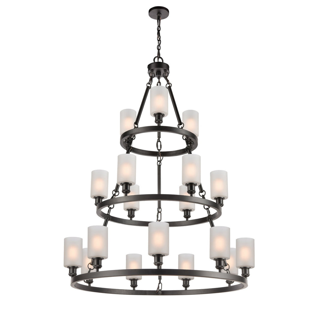 Innovations Ballston 82034-BK-G801 Chandelier Light - Matte Black