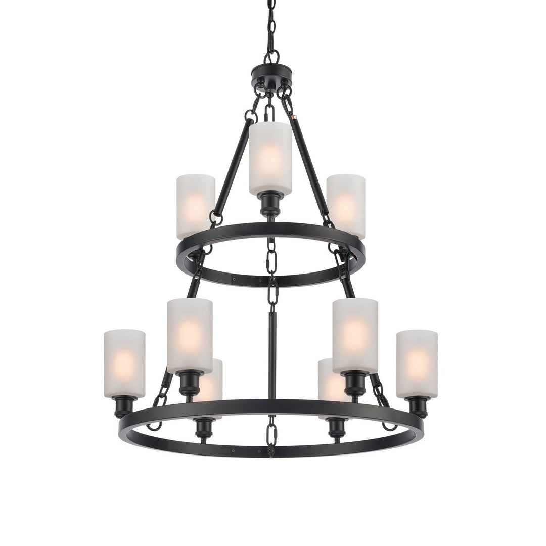 Innovations Ballston 8203-BK-G801 Chandelier Light - Matte Black