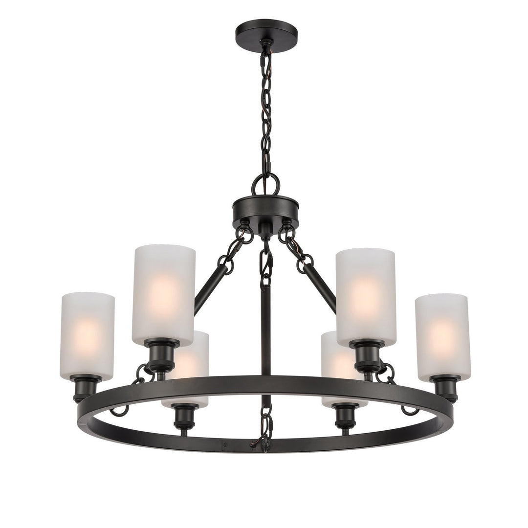 Innovations Ballston 830-BK-G801-LED Chandelier Light - Matte Black